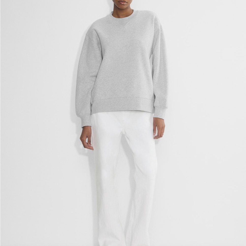 Aritzia TNA SweatFleece Cozy Fleece Boyfriend Fit Crewneck Size M